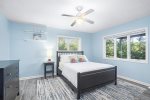 Just off of the lower level living area are 2 queen bedrooms